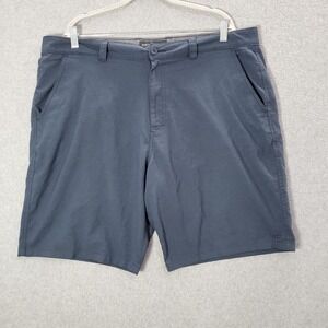 Oneill Men‎ Shorts 40 Blue Striped Chino Logo Golf Skater Pockets Casual